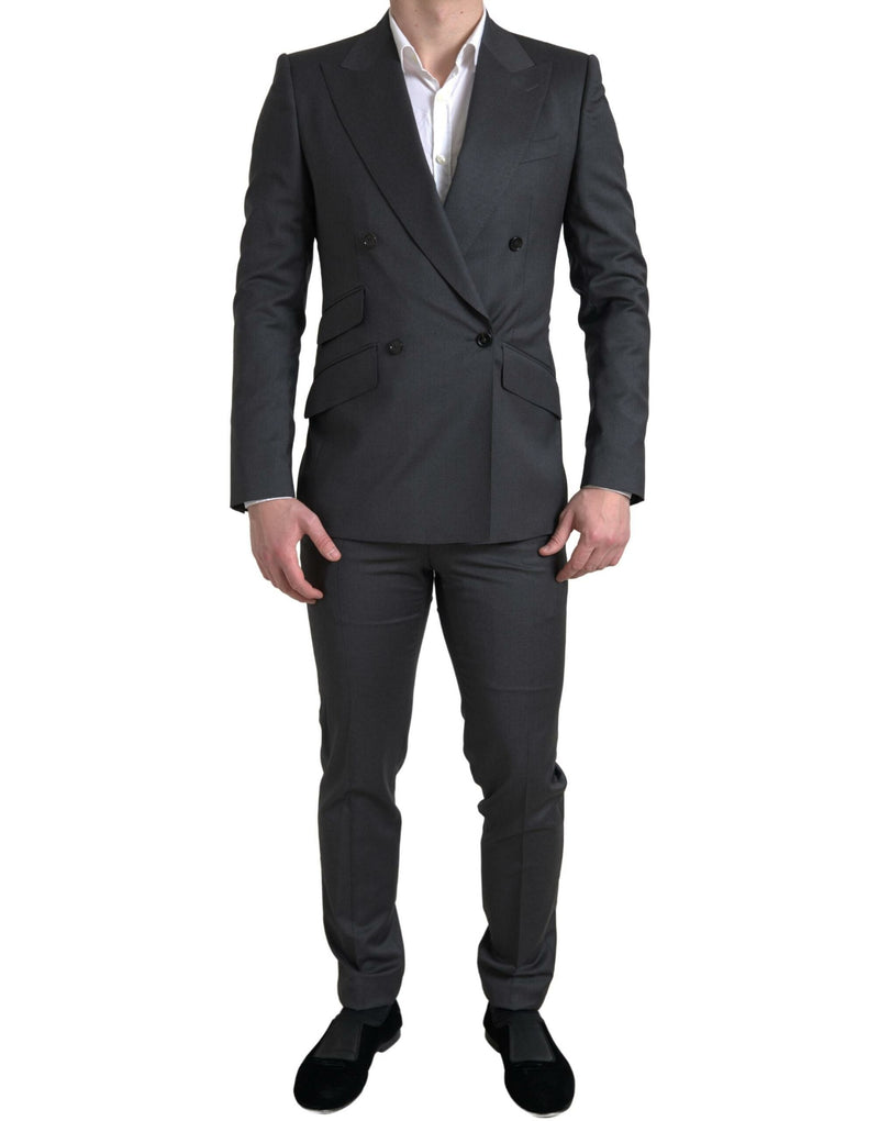 Gray 2 Piece Double Breasted SICILIA Suit