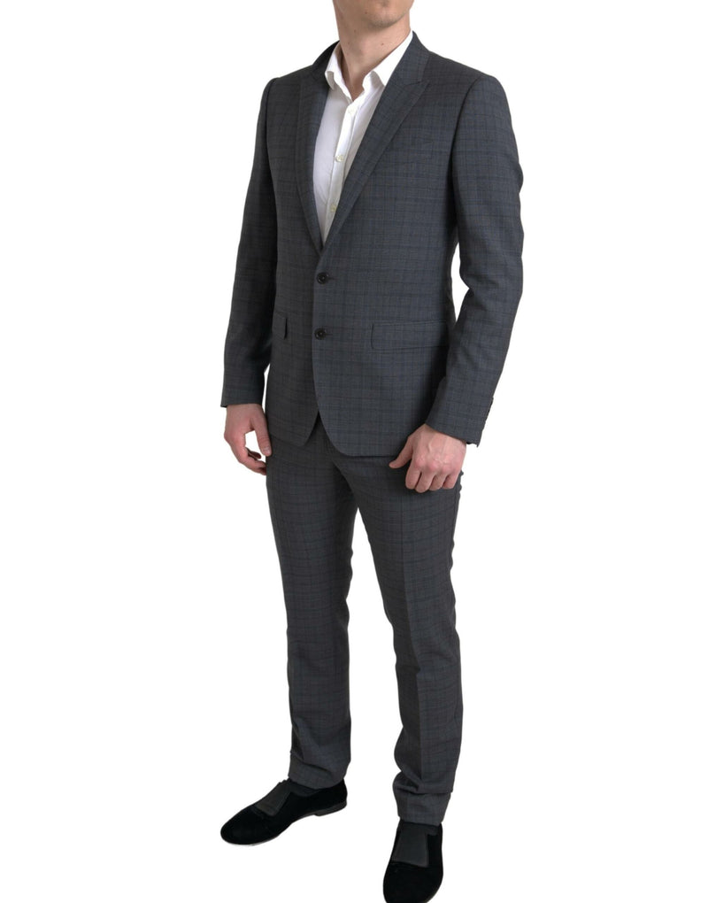 Gray 2 Piece Single Breasted MARTINI Suit