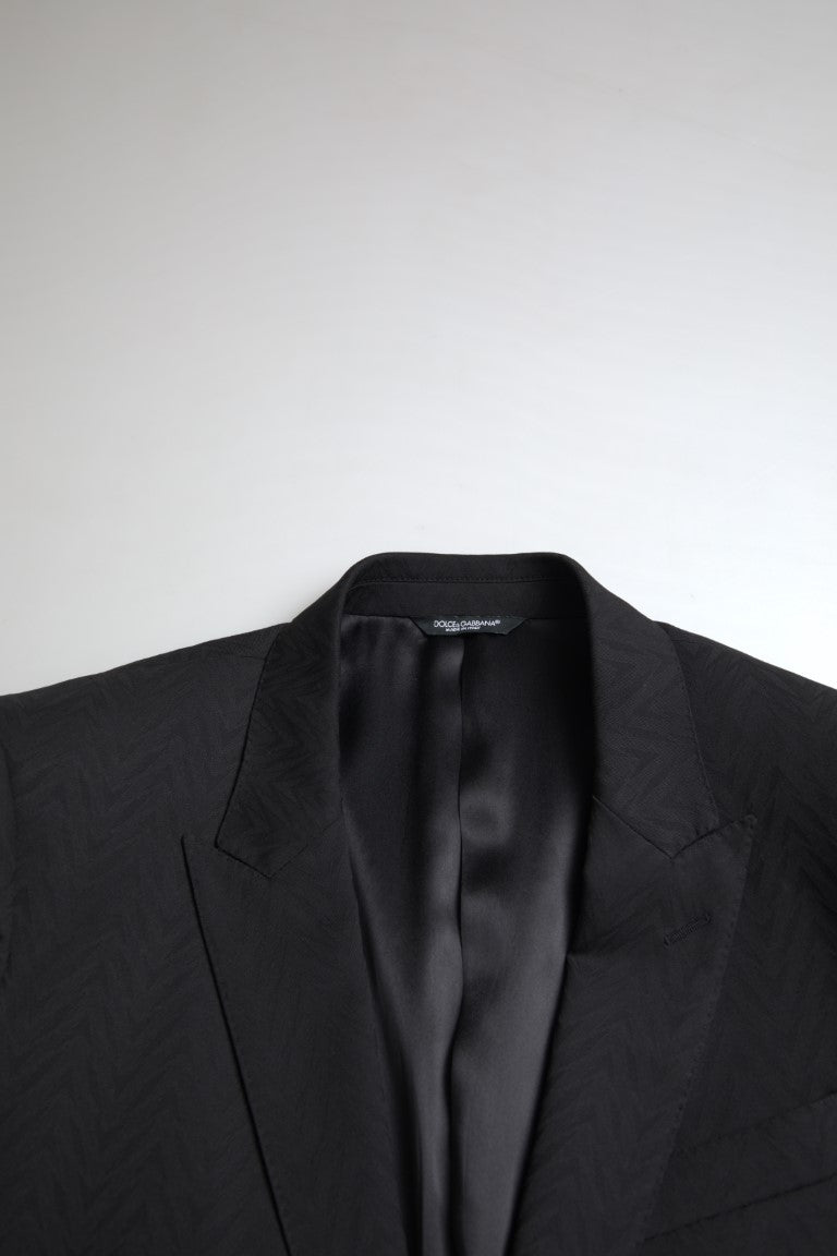 Black 2 Piece Single Breasted MARTINI Suit