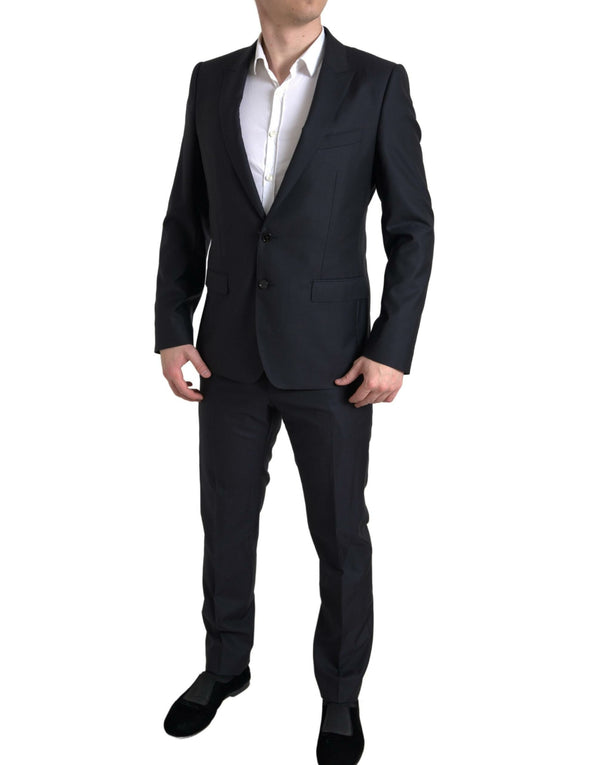 Black 2 Piece Single Breasted MARTINI Suit