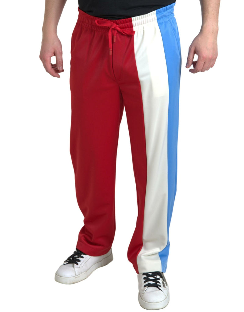 Multicolor Polyester Men Sweatpants Pants