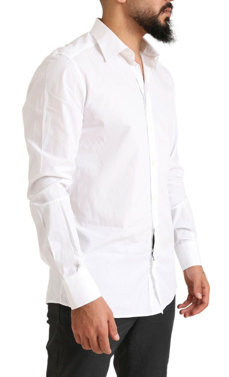 White GOLD Formal Cotton Formal Dress Shirt