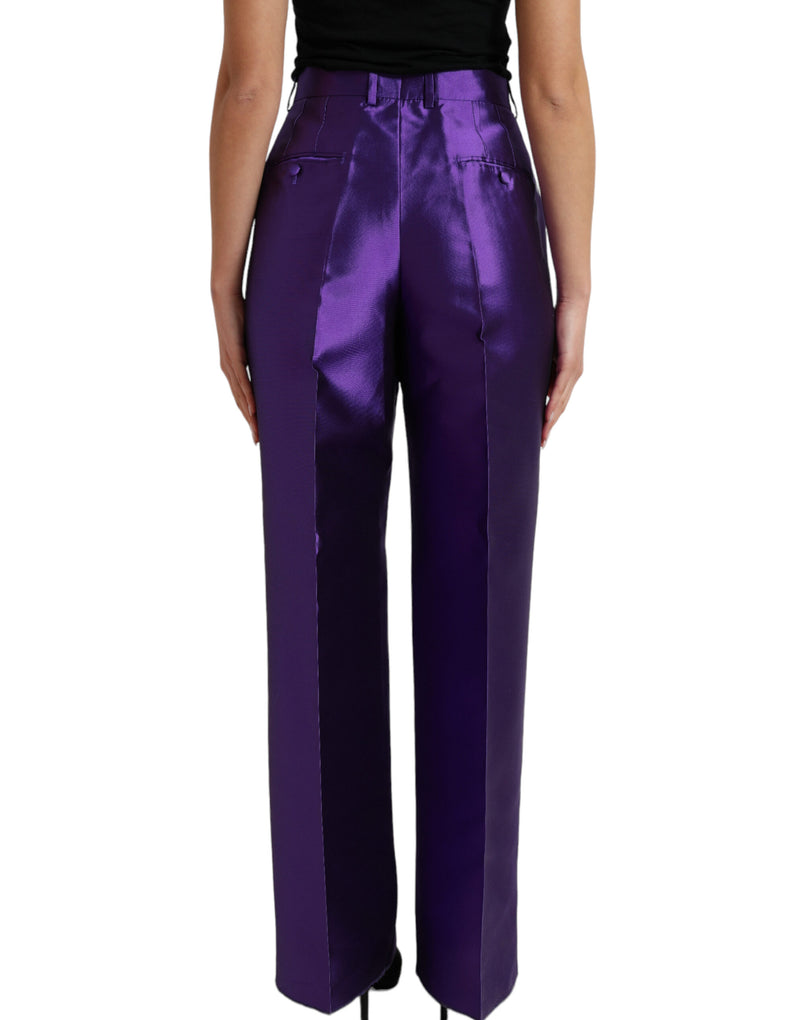 Purple Silk Slim Fit Formal 2 Piece Suit