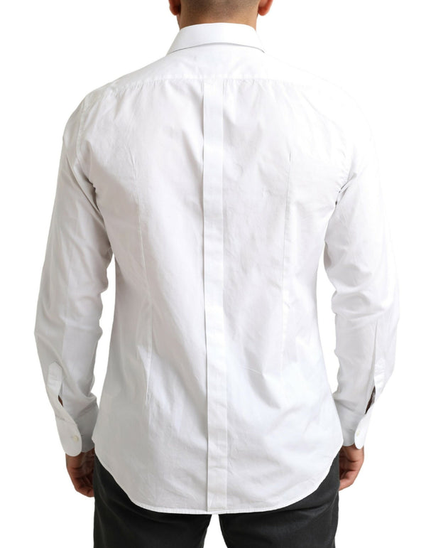 White GOLD Formal Cotton Tuxedo Dress Shirt