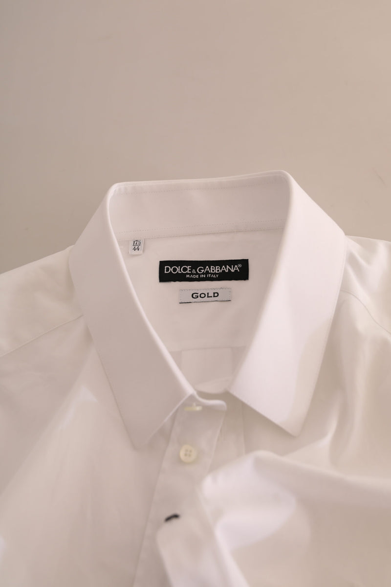 White GOLD Formal Cotton Tuxedo Dress Shirt