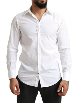 White GOLD Cotton SlimFit Formal Dress Shirt