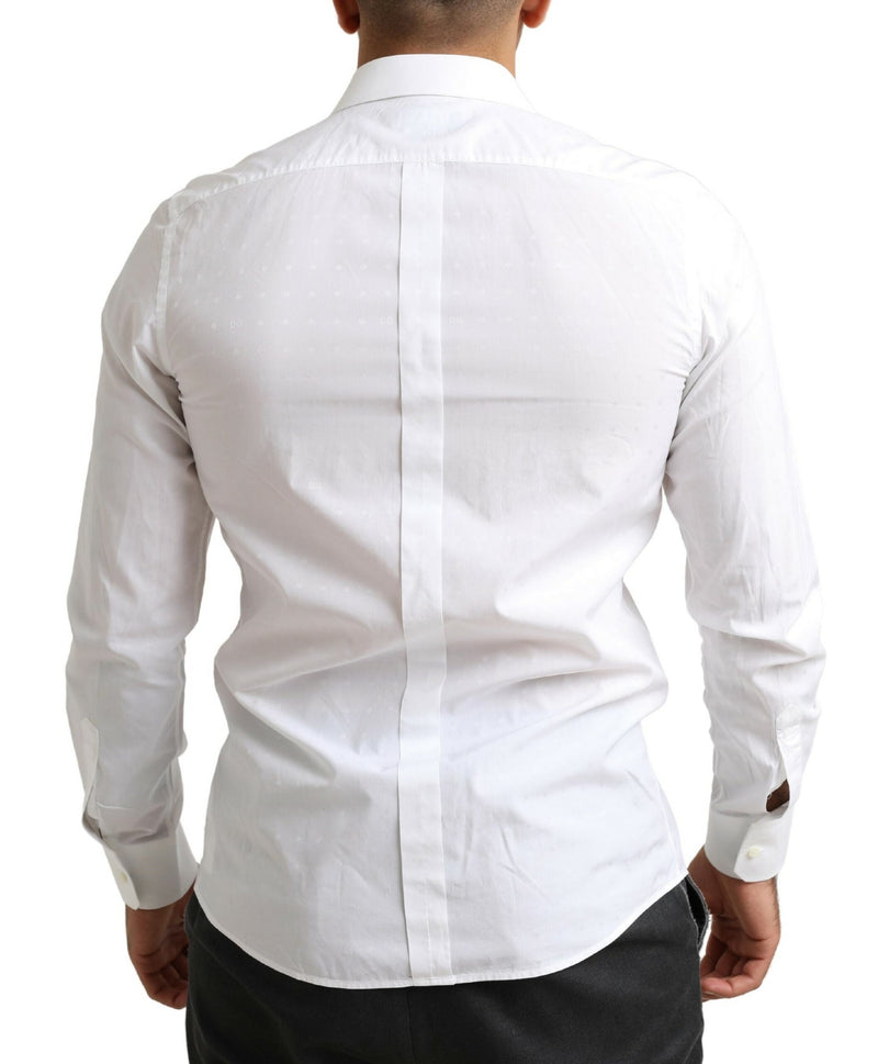 White GOLD Cotton SlimFit Formal Dress Shirt