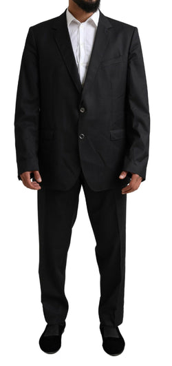 Black MARTINI Single Breasted 2 Piece Suit