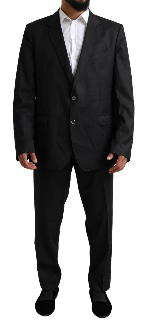 Black MARTINI Single Breasted 2 Piece Suit