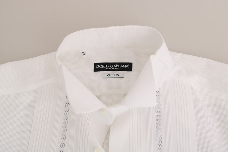 White Cotton Slim Fit Shirt