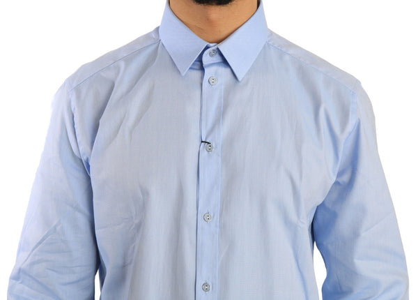 Blue Cotton GOLD Slim Fit Shirt