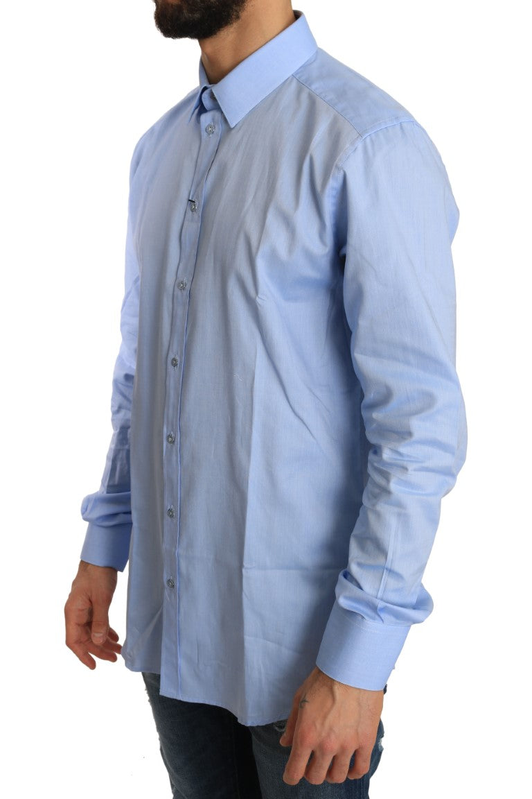 Blue Cotton GOLD Slim Fit Shirt