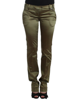 Green Slim Fit Pants