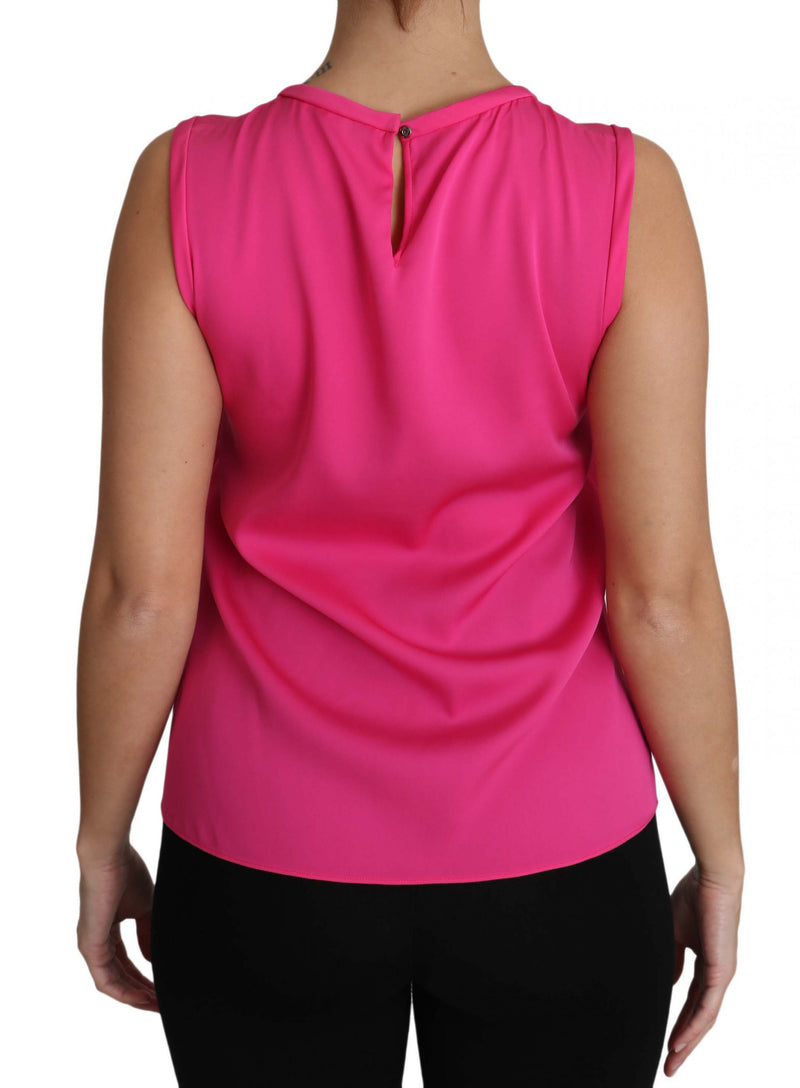 Pink Family Silk Tank  Mama Blouse Top Shirt