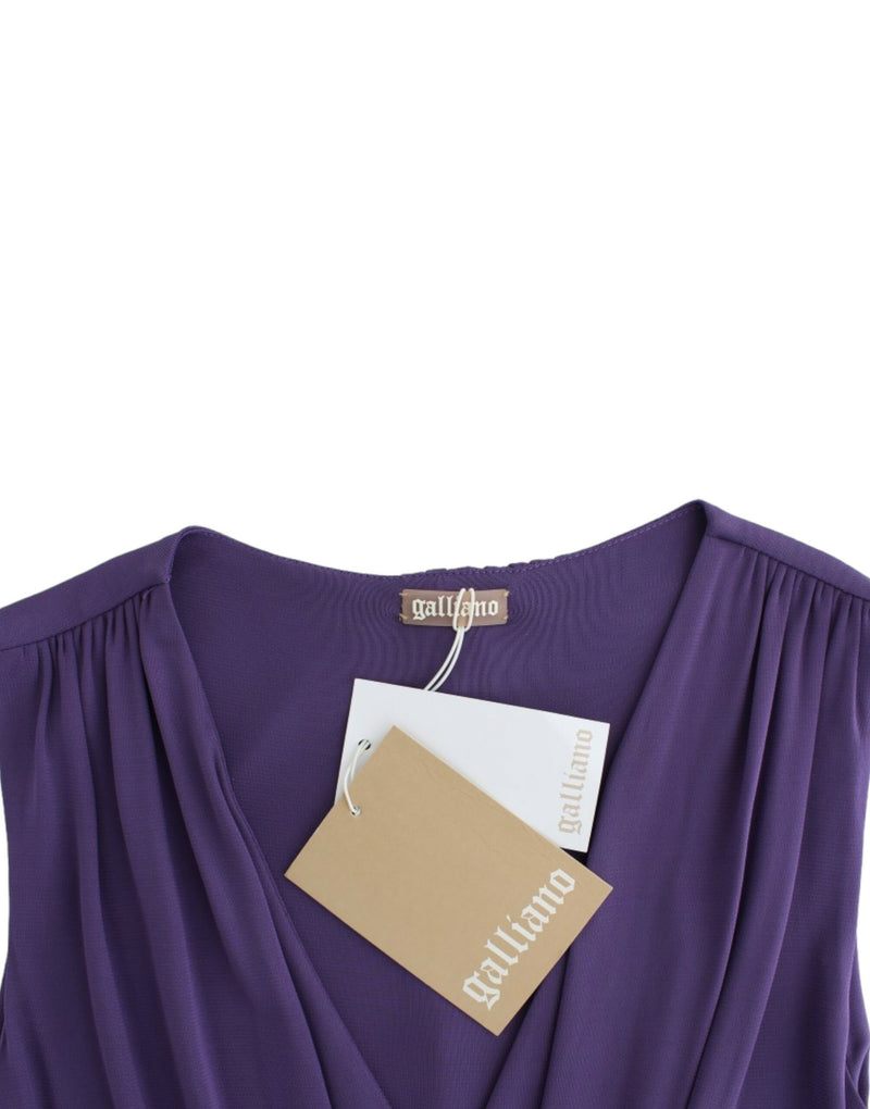 Purple sheath dress