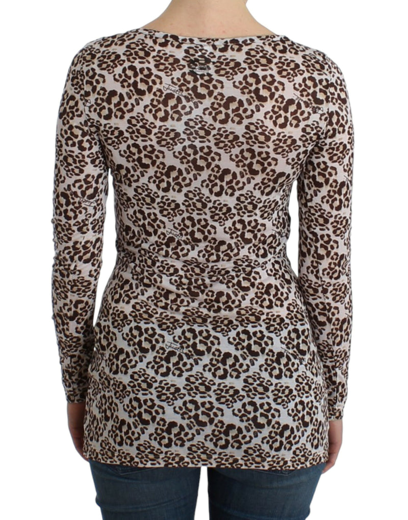 Brown longsleeved lace top