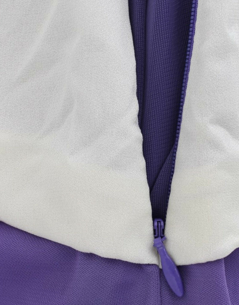 Purple longsleeved dress