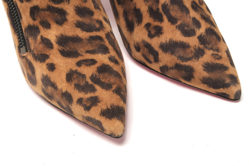 Leopard Birgikate 65 Veau Velours Heel Boots