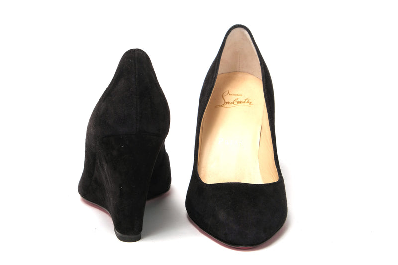 Black Tanja 85 Veau Heel