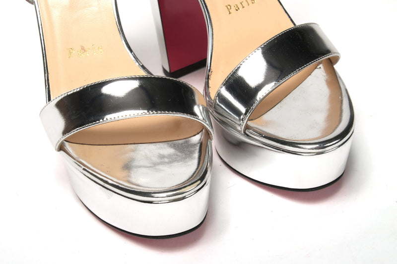 Silver/Multi Arendisc Alta Platform Heel