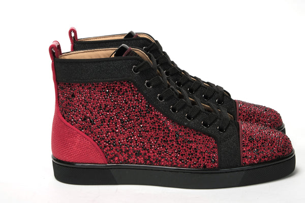 Red Black Louis Junior Spikes  Sneaker Shoes