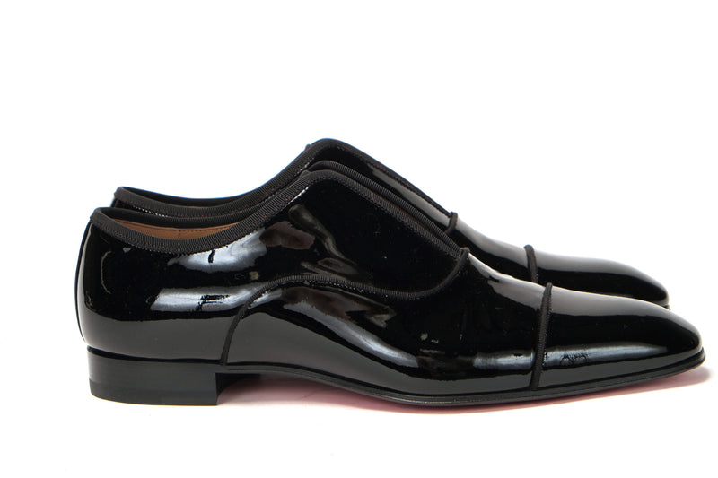 Black Alpha Male Flat Shoes