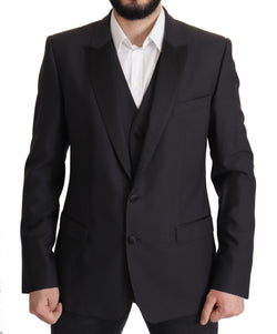 Dark Blue Single Breasted MARTINI Blazer