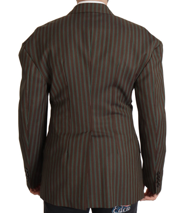 Multicolor Stripes Double Breasted Blazer