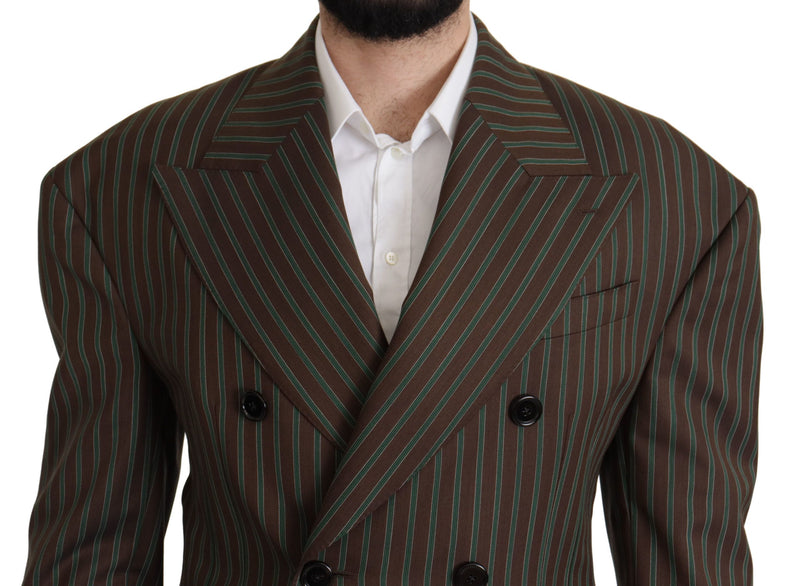 Multicolor Stripes Double Breasted Blazer