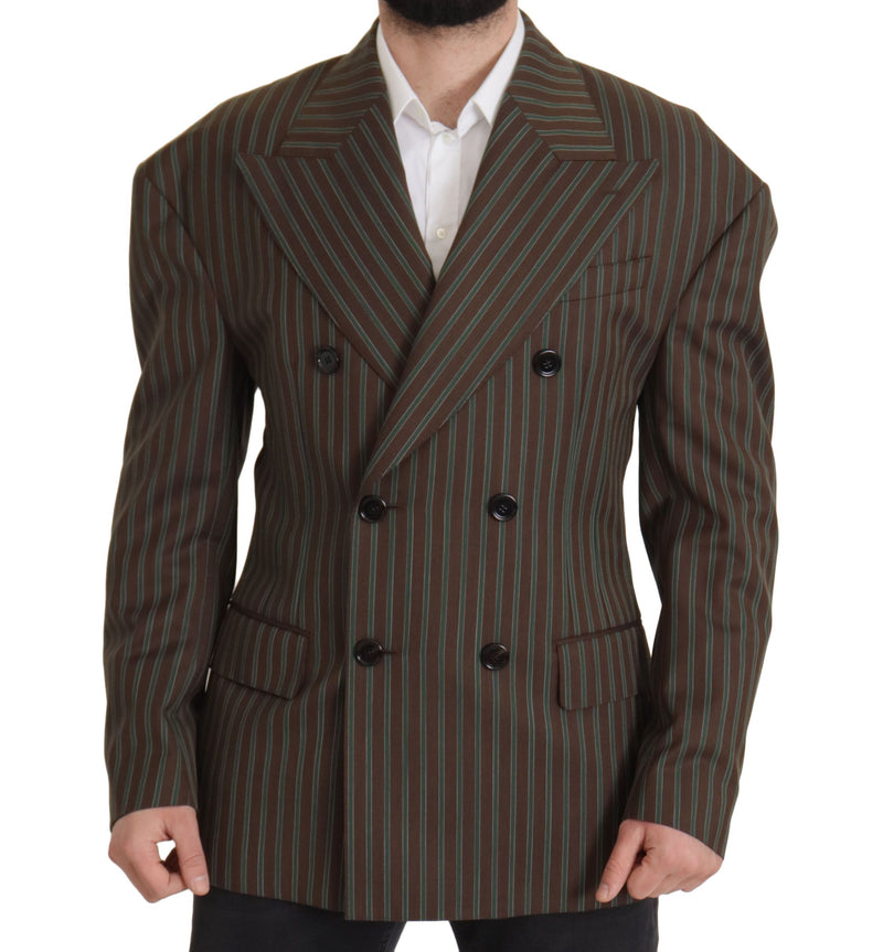 Multicolor Stripes Double Breasted Blazer