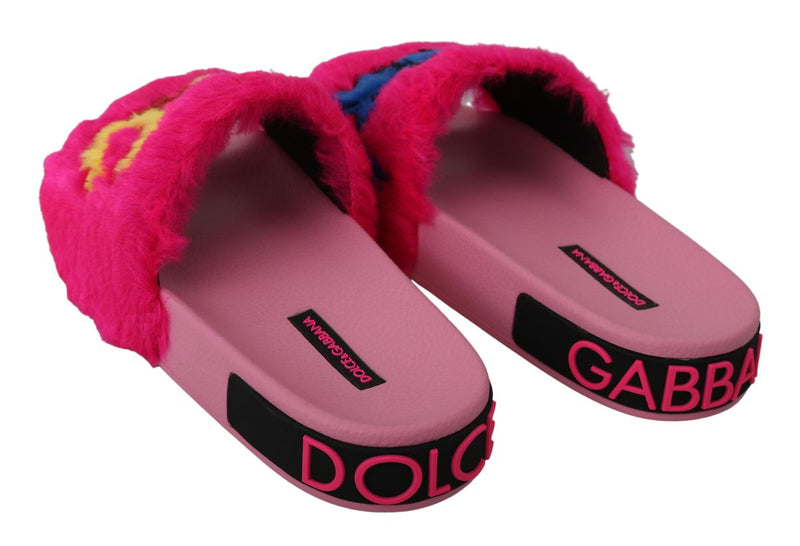 Pink Beachwear Slides Sandals Shoes