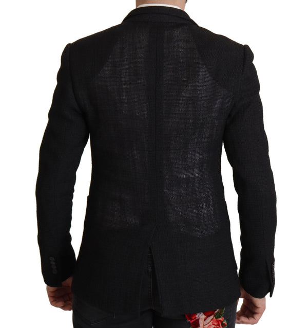 Black Single Breasted Coat Men Blazer