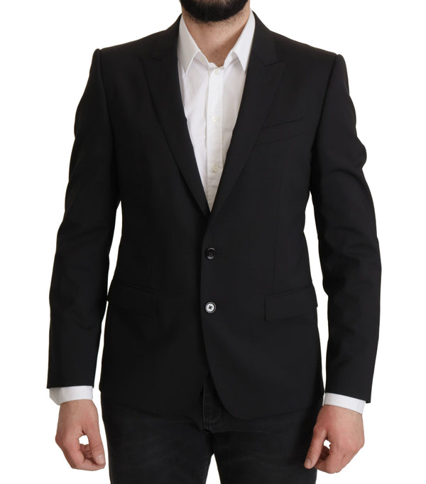 Black Single Breasted Jacket MARTINI Blazer