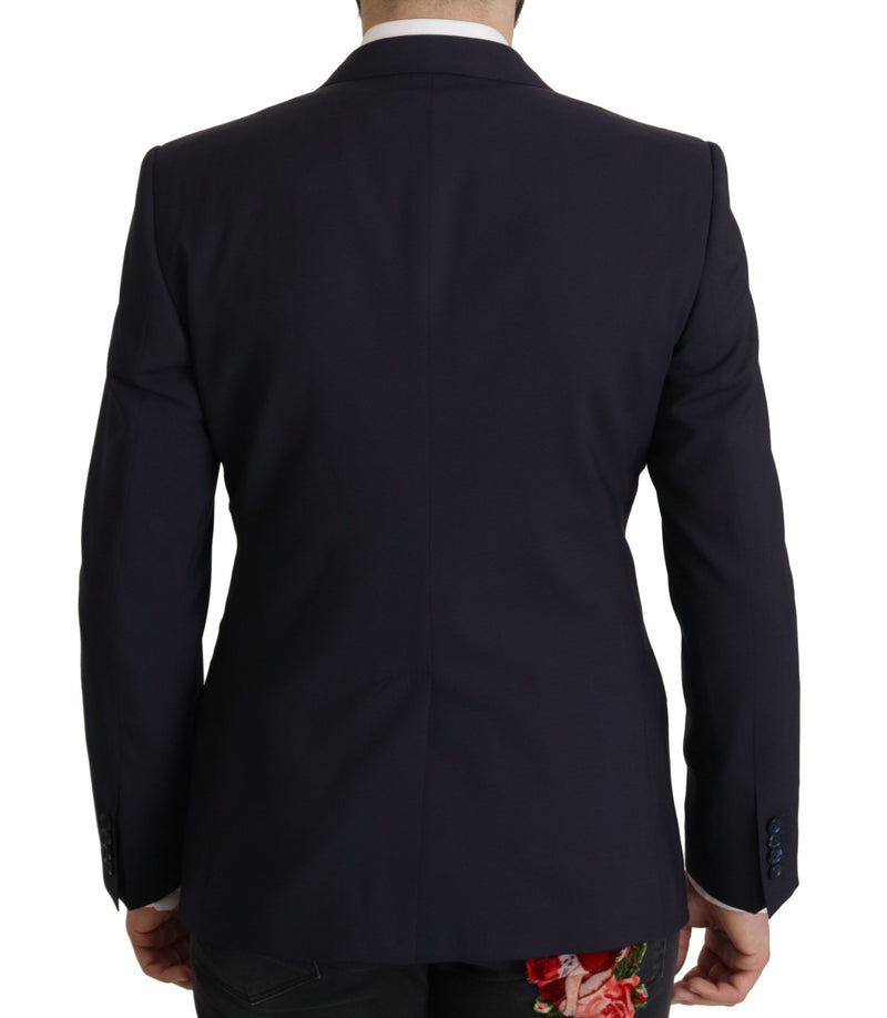 Dark Blue Single Breasted MARTINI Blazer