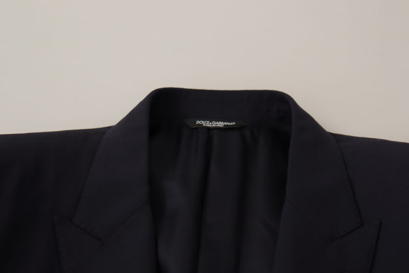 Dark Blue Single Breasted MARTINI Blazer