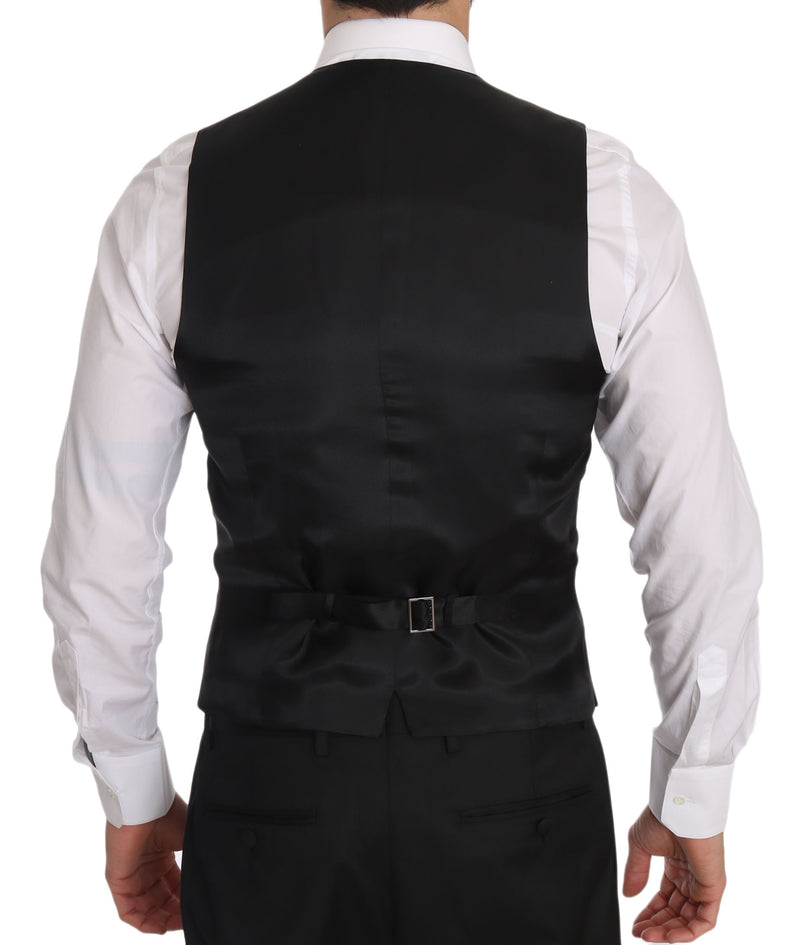 Bordeaux Brocade Slim Fit Vest