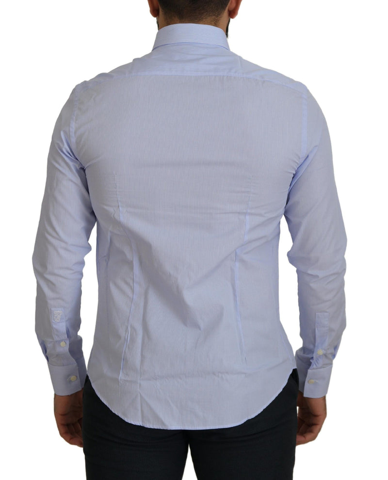 Light Blue Cotton Formal Men Shirt