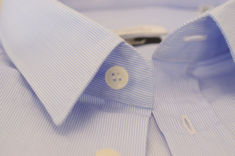 Light Blue Cotton Formal Men Shirt