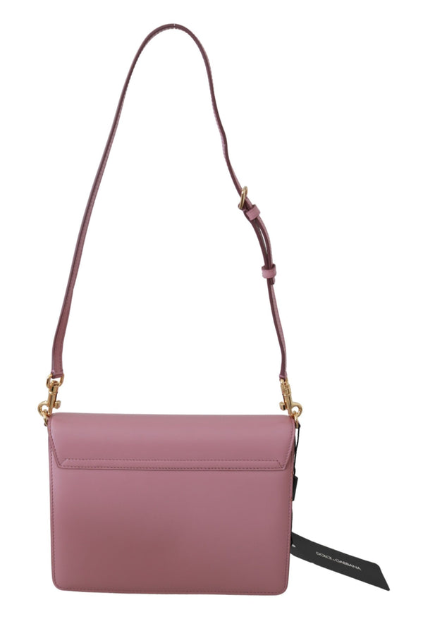 Pink Leather LUCIA Shoulder Messenger Hand Purse