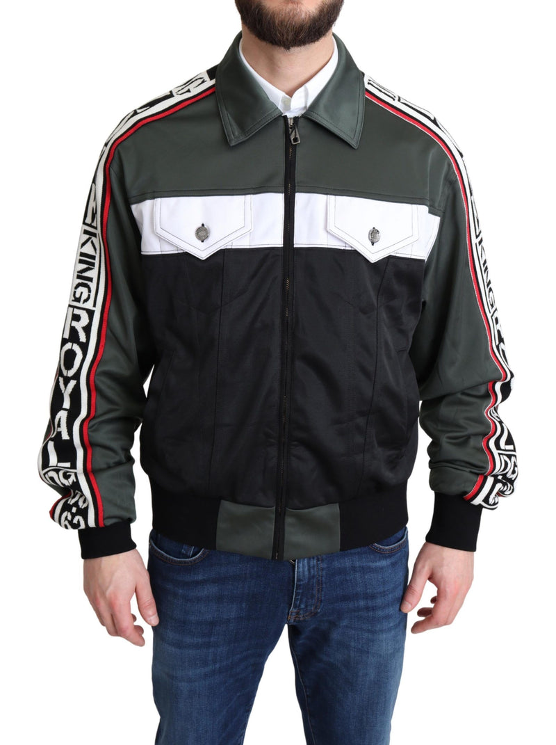 Green Striped Love King Royal  Jacket