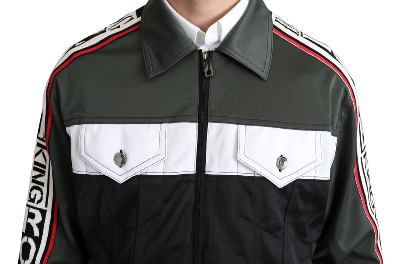 Green Striped Love King Royal  Jacket