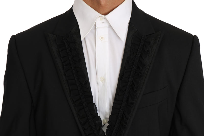 Black Wool MARTINI Torrero Blazer Jacket