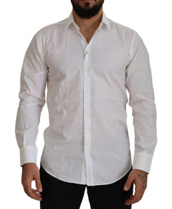 White Slim Fit Dress MARTINI Formal Shirt