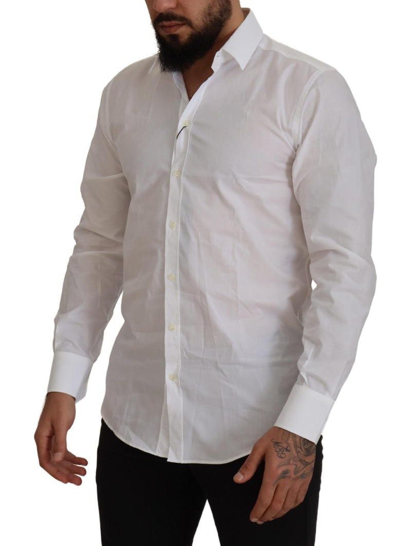 White Slim Fit Dress MARTINI Formal Shirt