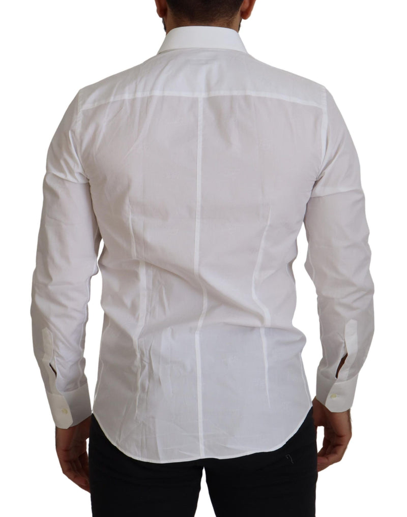 White Slim Fit Dress MARTINI Formal Shirt