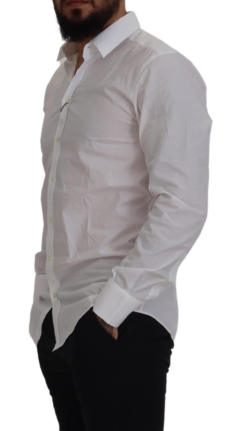 White Slim Fit Dress MARTINI Formal Shirt