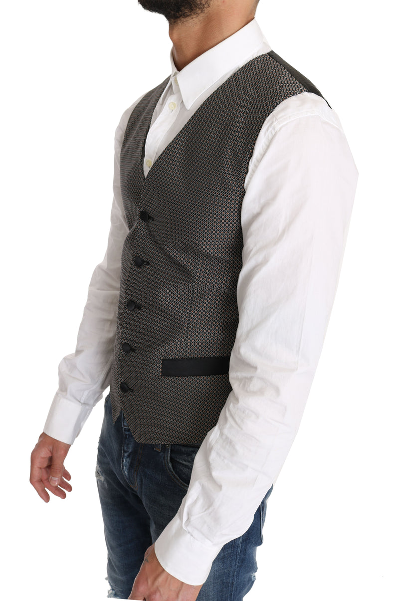 Blazer Vest 2 Piece Gray MARTINI Pattern