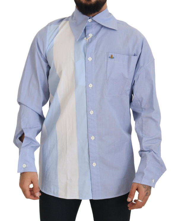 Multicolor Stripes Button Down Collared Shirt