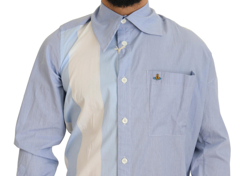 Multicolor Stripes Button Down Collared Shirt