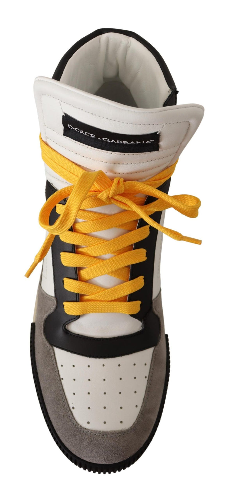 Multicolor Leather High Tops Casual Sneakers